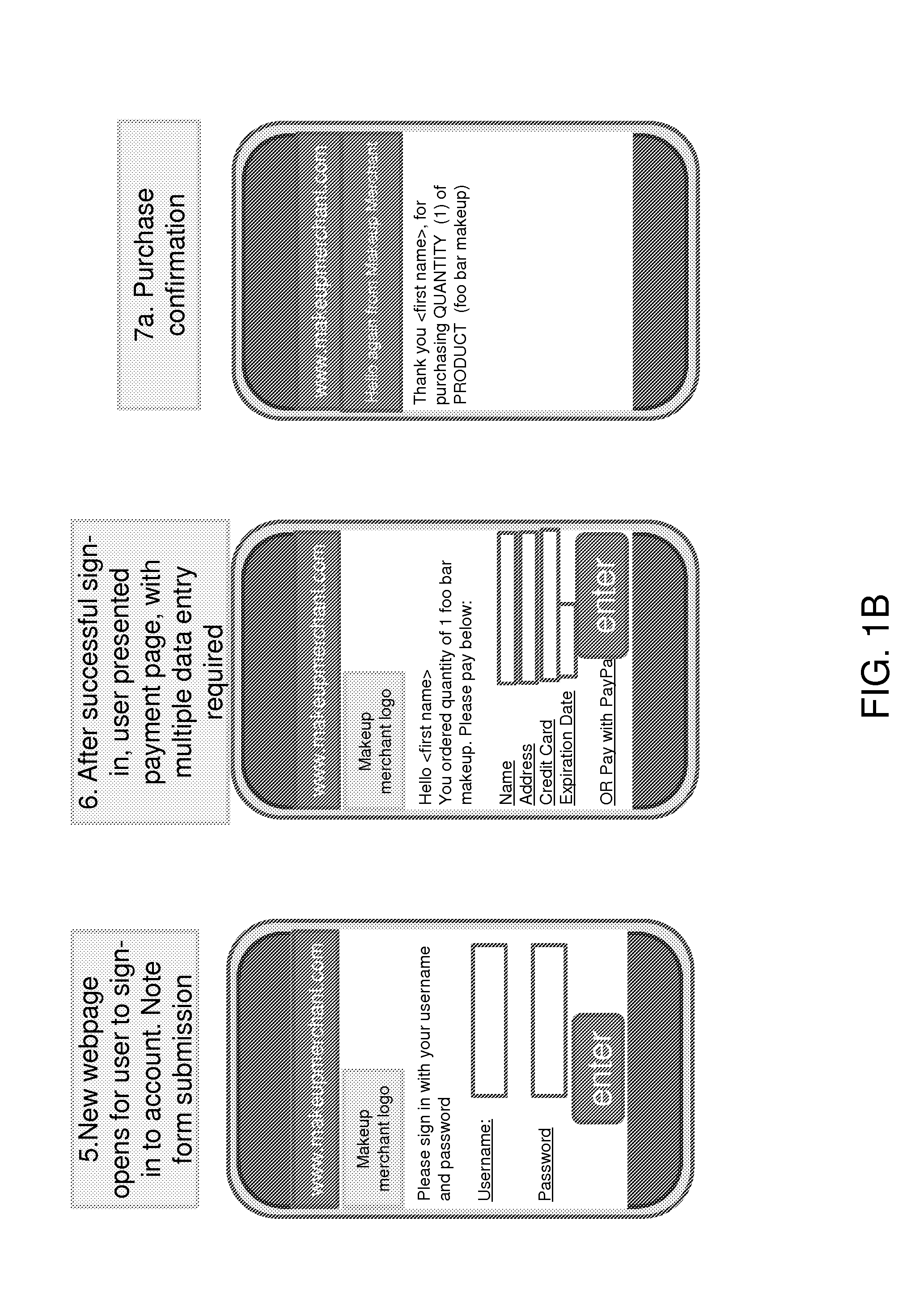 System, method, and computer program product for electronic purchasing without alpha numeric data entry
