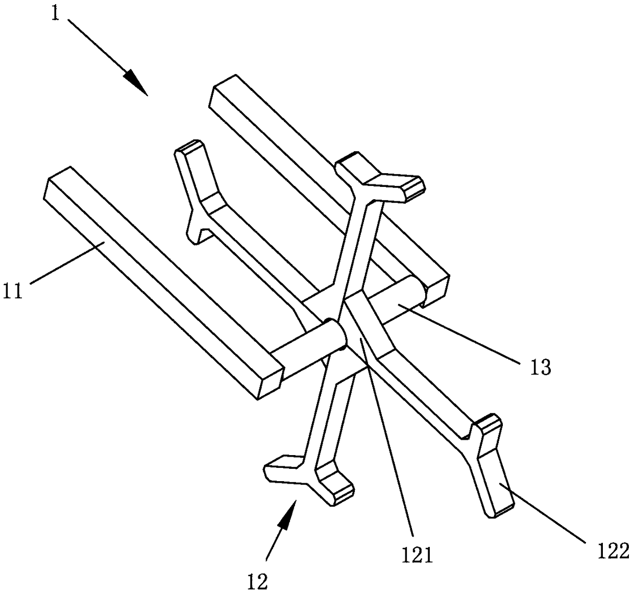 Ice breaking rotor unit, offshore foundation and offshore wind generating set