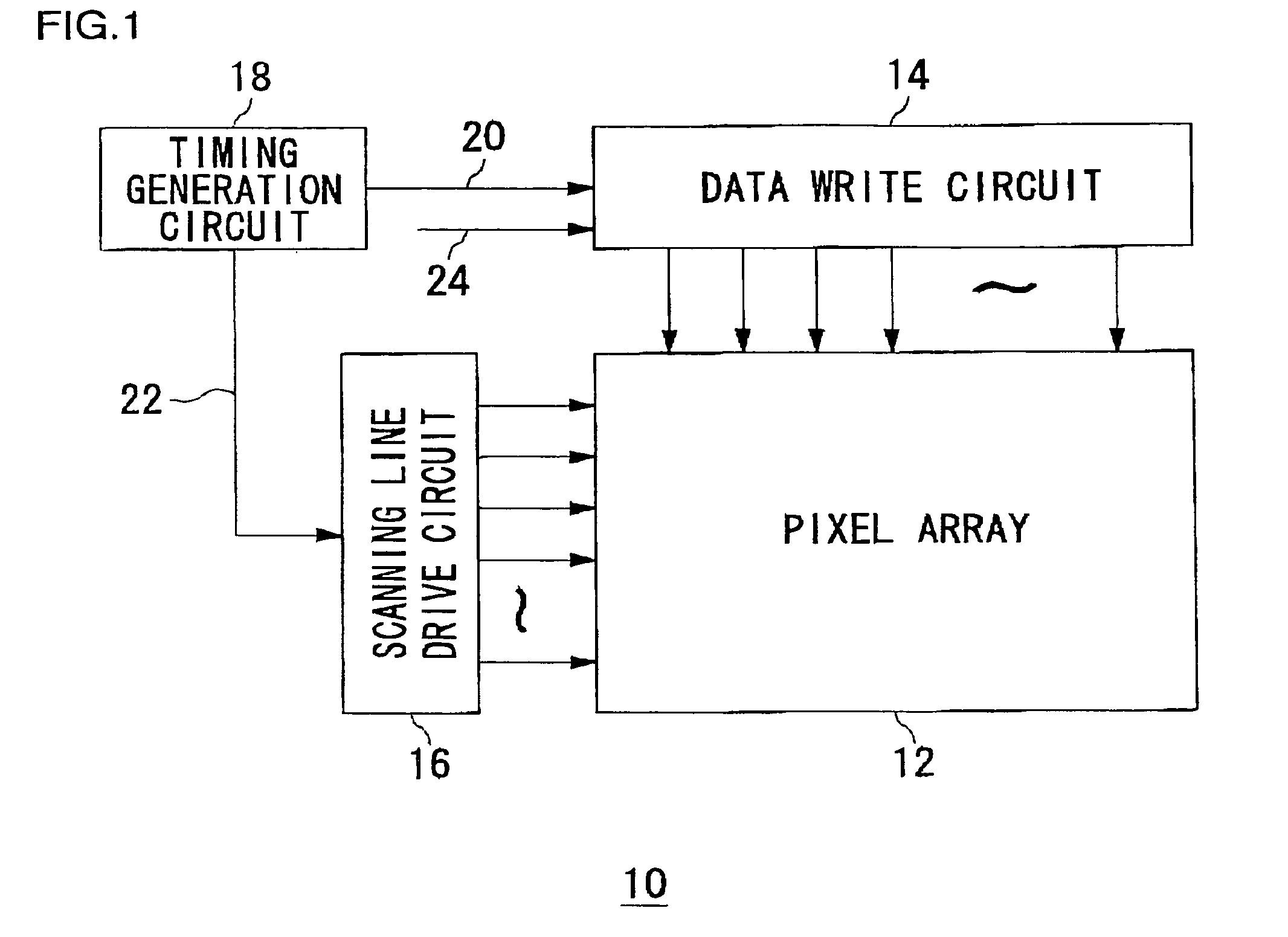 Display method, display apparatus and data write circuit utilized therefor