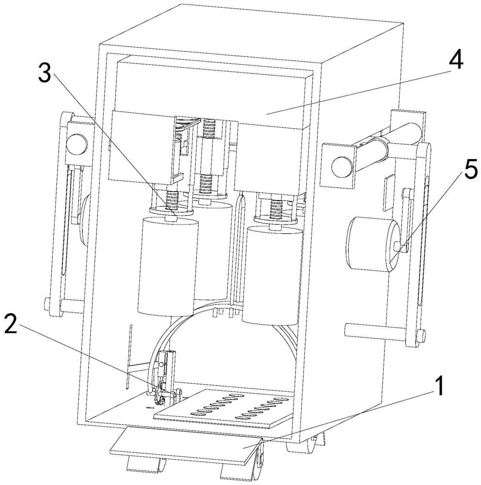 Automobile self-service cleaning device based on Internet-of-things