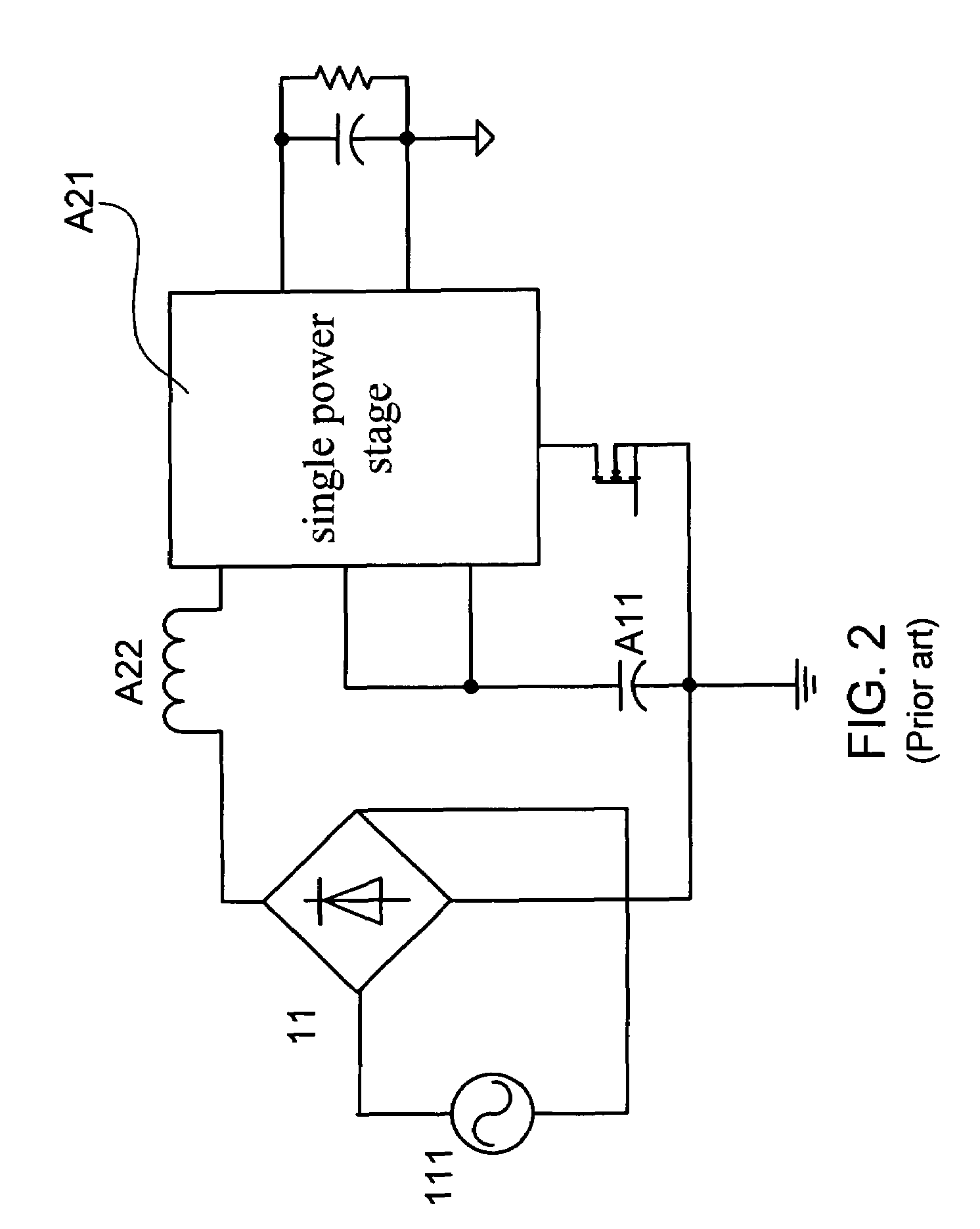 High power-factor AC/DC converter with parallel power processing