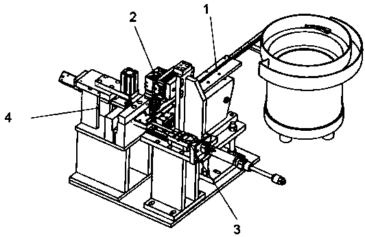 M-type circlip automatic assembly device