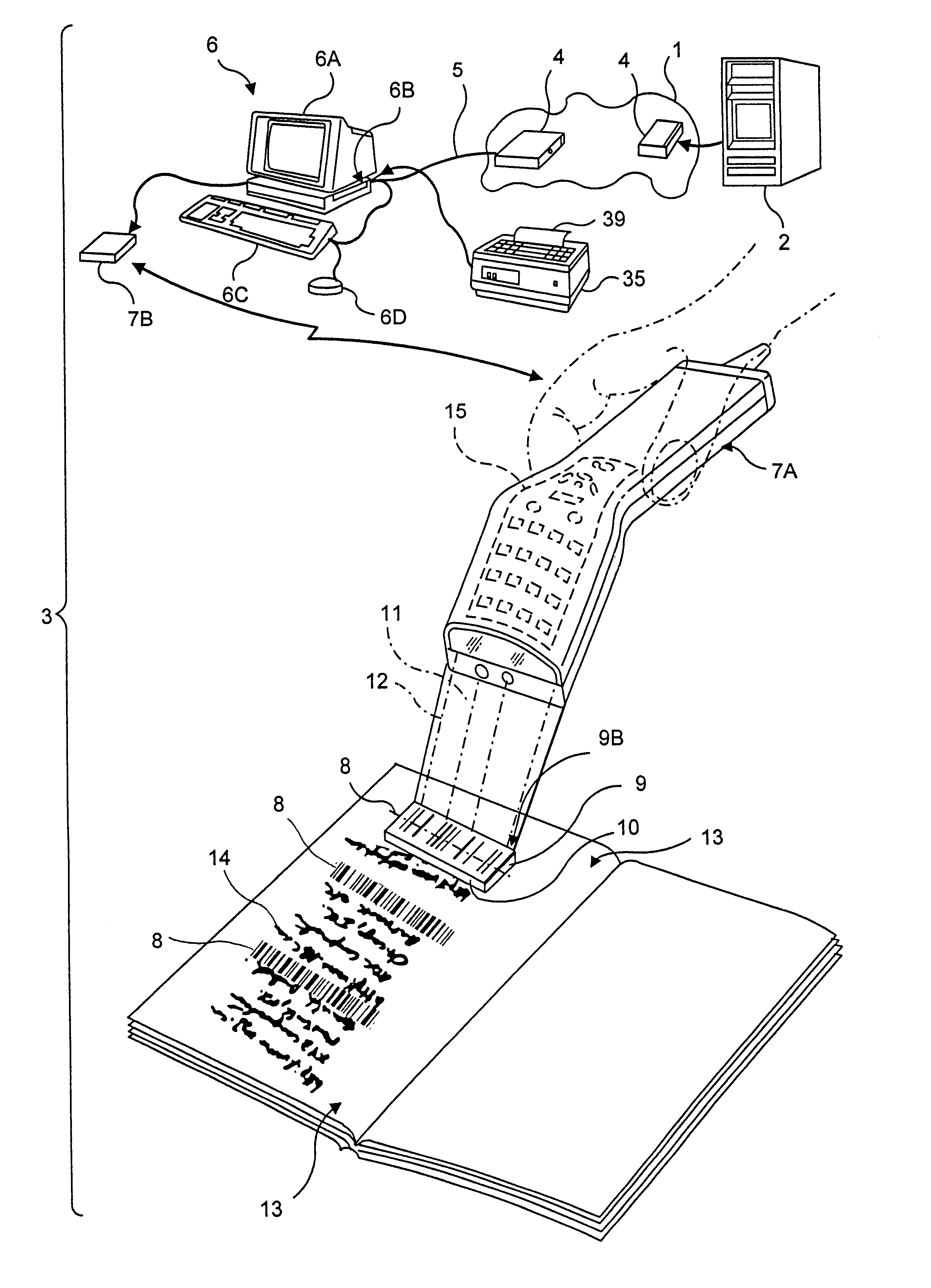Method of and system for producing transaction-enabling graphical user interfaces at internet-enabled terminals in response to reading bar code symbols pointing to html-encoded documents embedded with java-applets and stored on HTTP information servers