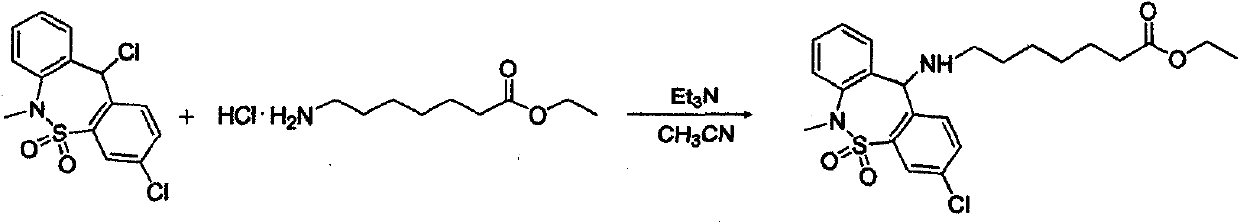 Synthesis method of tianeptine sodium