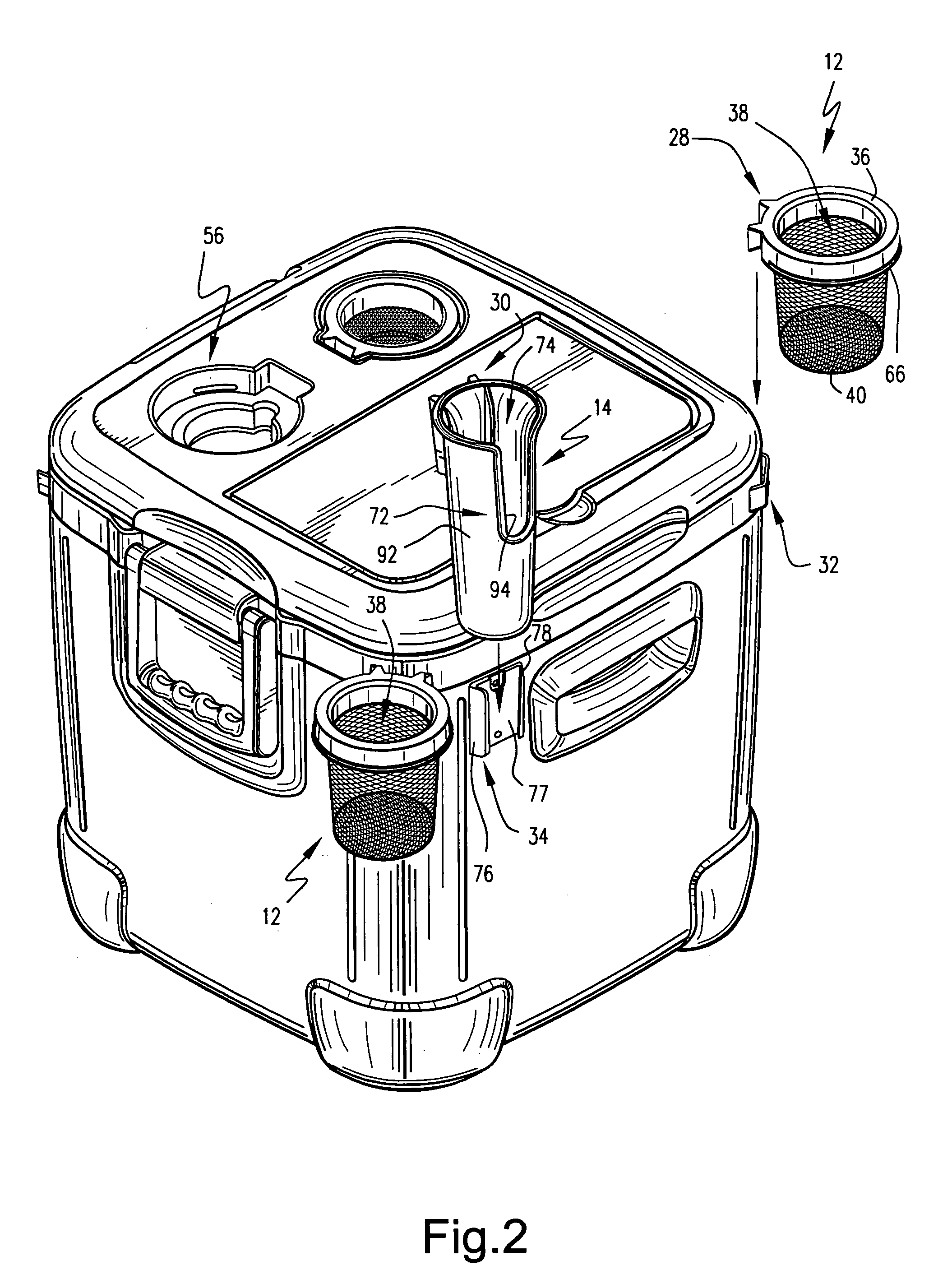 Insulated ice chest with accessory holders