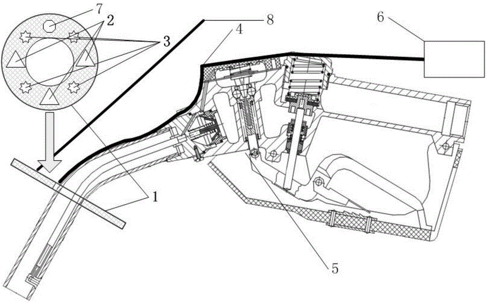 Radio frequency (RF) fuel hazard detection device