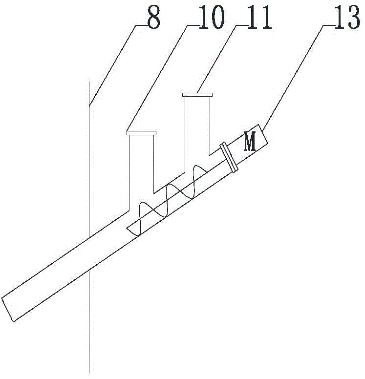 Internally rotary dedusting type solid heat carrier and moving bed pulverized coal pyrolysis method and device