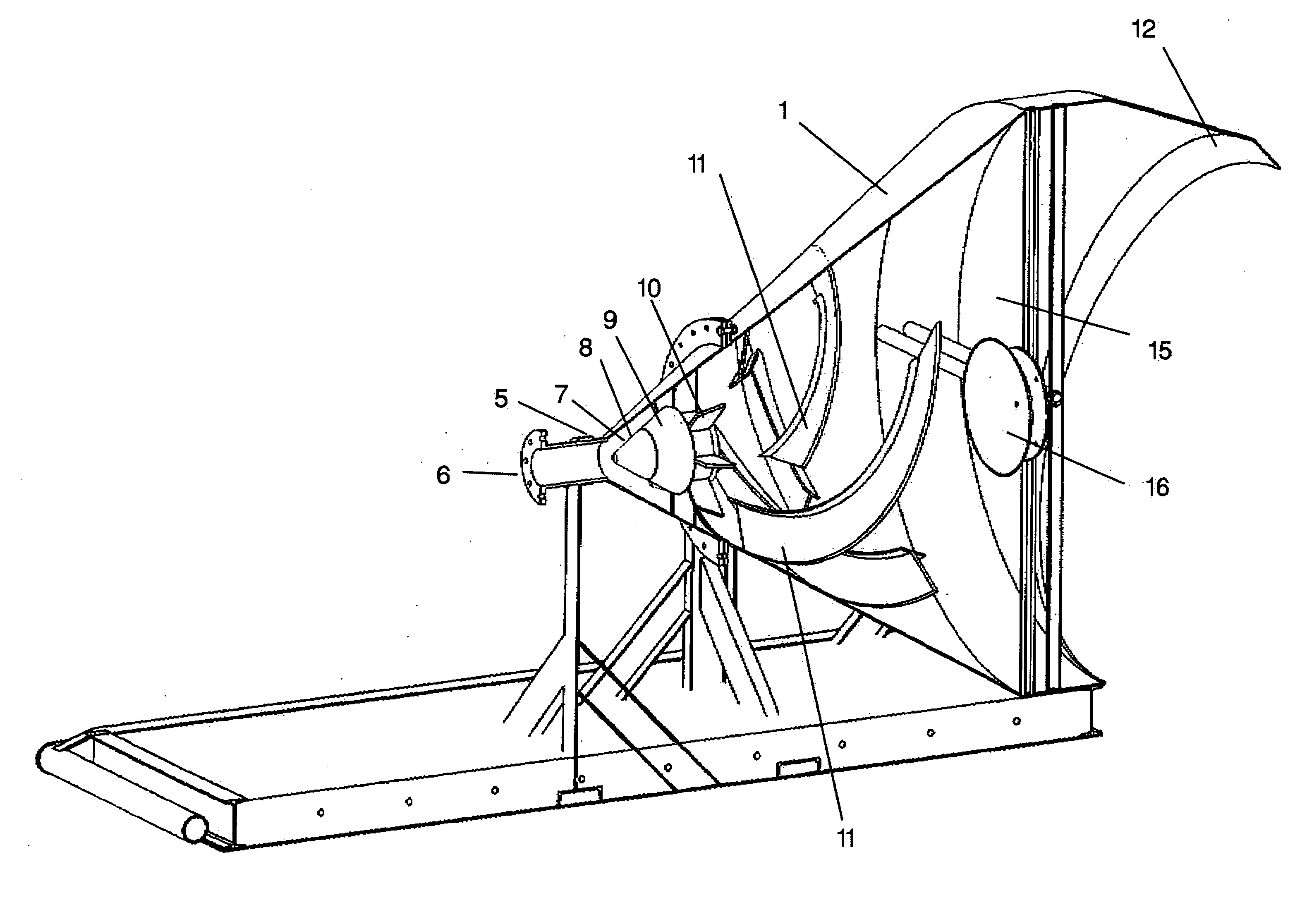 Device for diversion of cavitation flowback