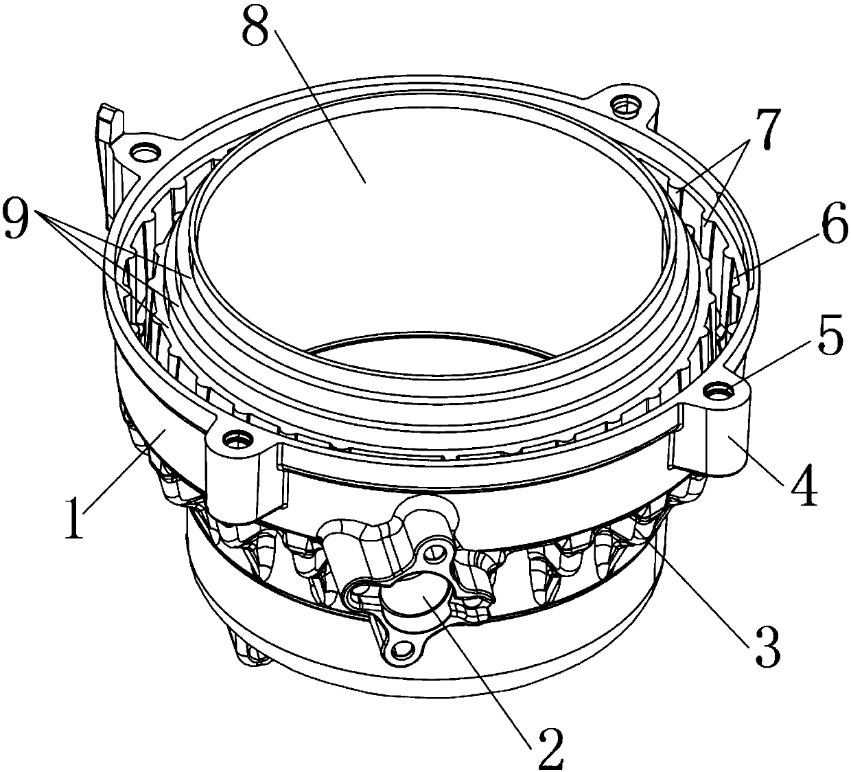 Multi-layer sealed motor shell