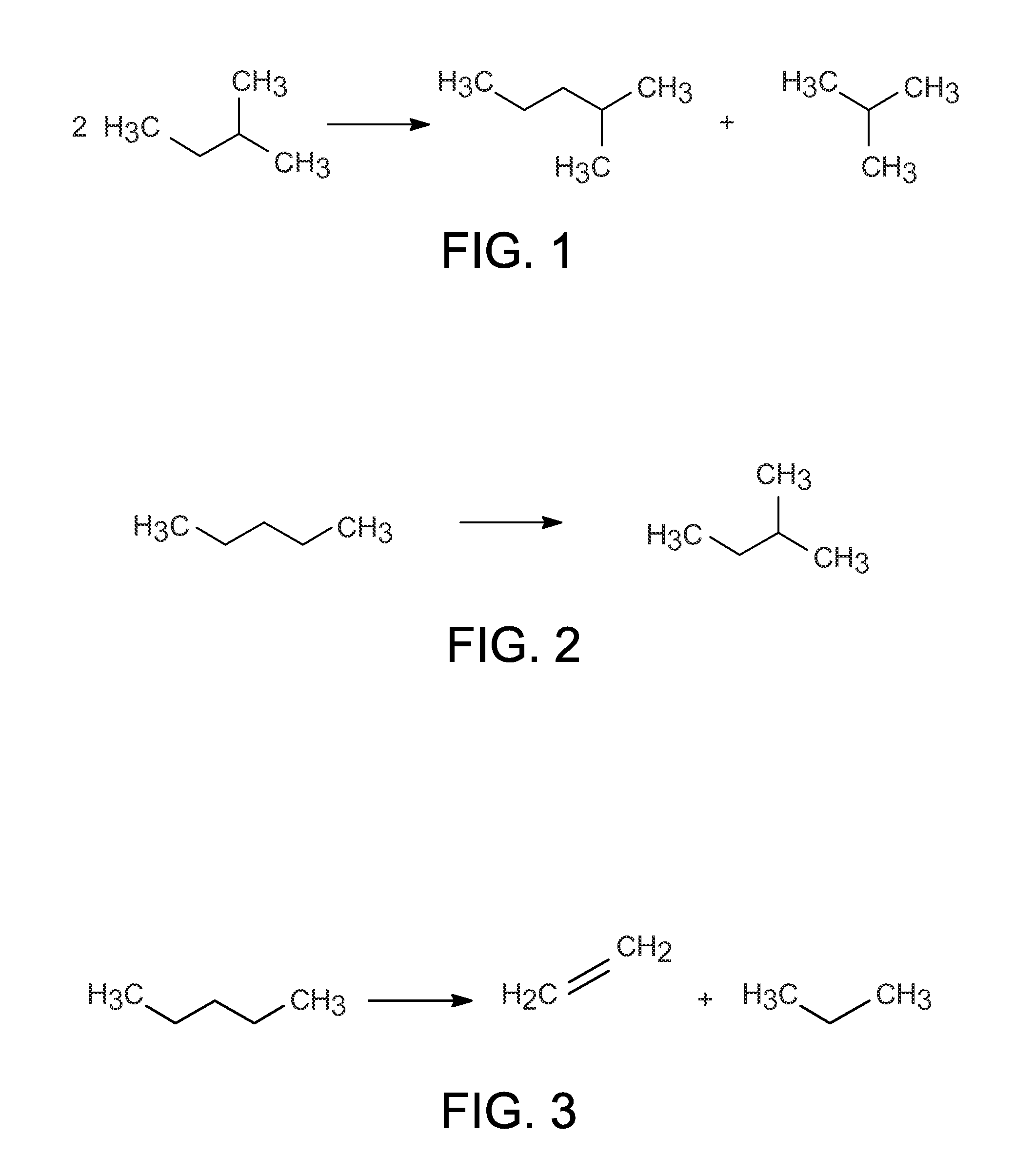 Catalytic reverse disproportionation of paraffins using ionic liquids