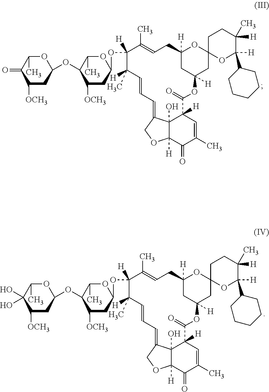 New synthesis process of antiparasitic drug selamectin