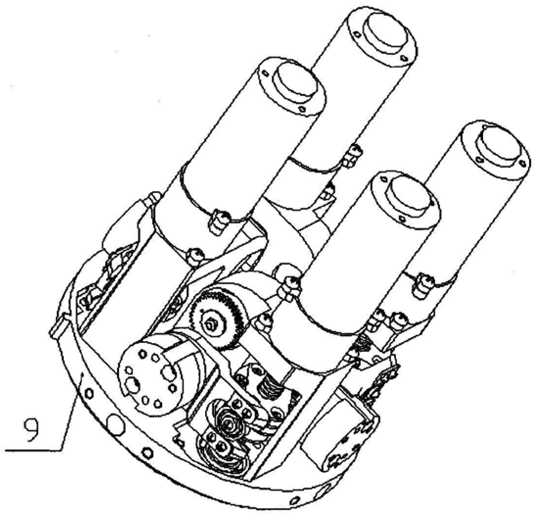 Steering gear system Swing type electric servo mechanism