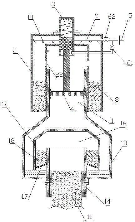Vehicular air filtering device