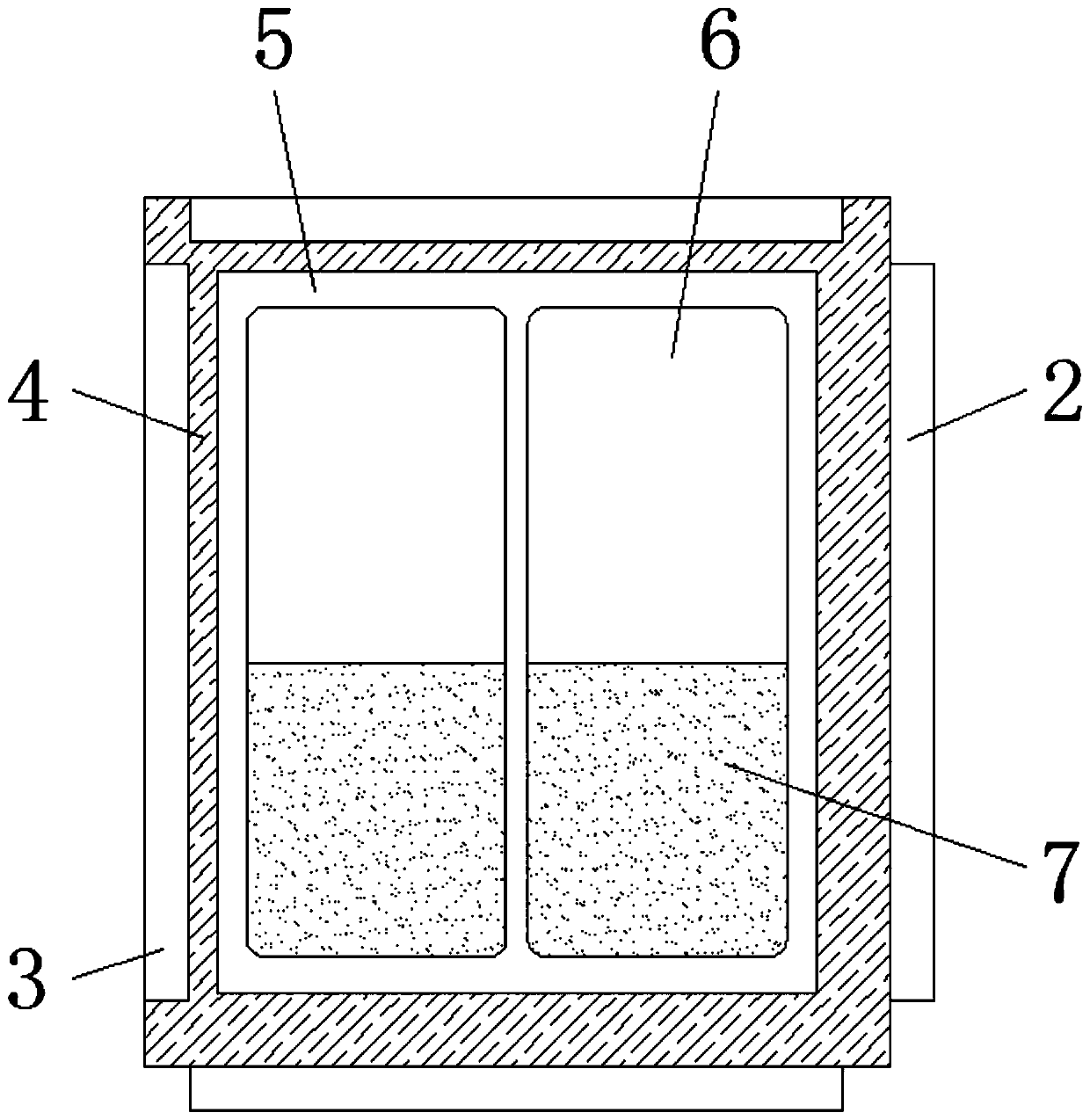 Light wood structure fireproof wall body plate