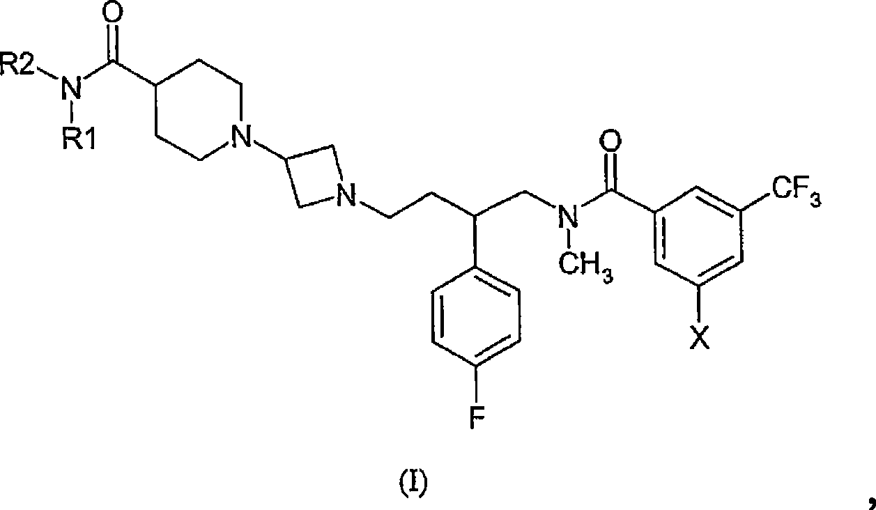 1- [(4- [benzoyl (methyl) amino] -3- (phenyl) butyl] azetidine derivatives for the treatment of gastrointestinal disorders 1