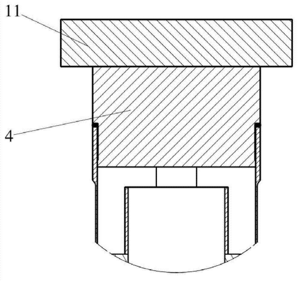 Cold-end flexible cold chain structure of coaxial pulse tube refrigerator and manufacturing method