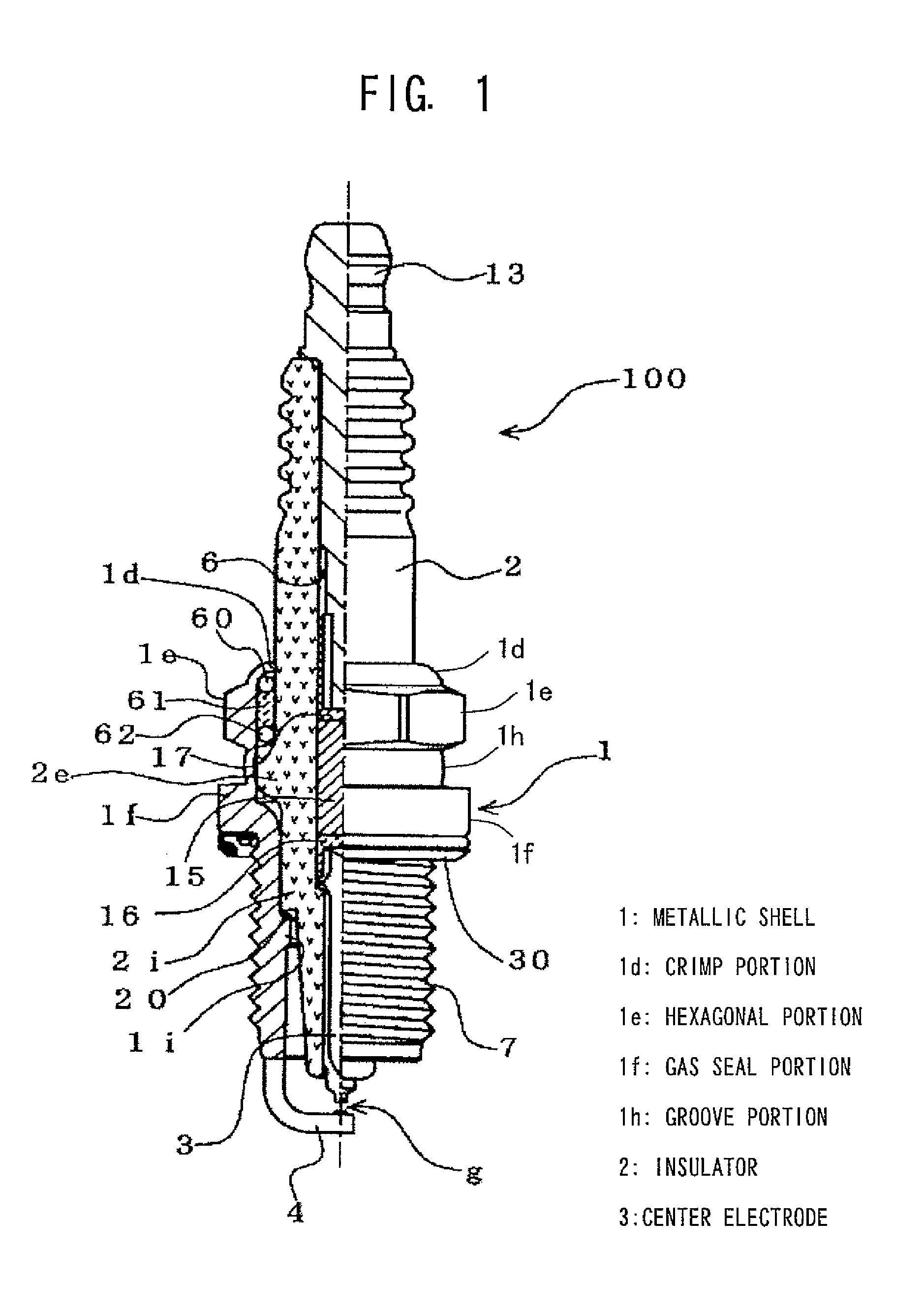 Spark plug having stress corrosion cracking resistance