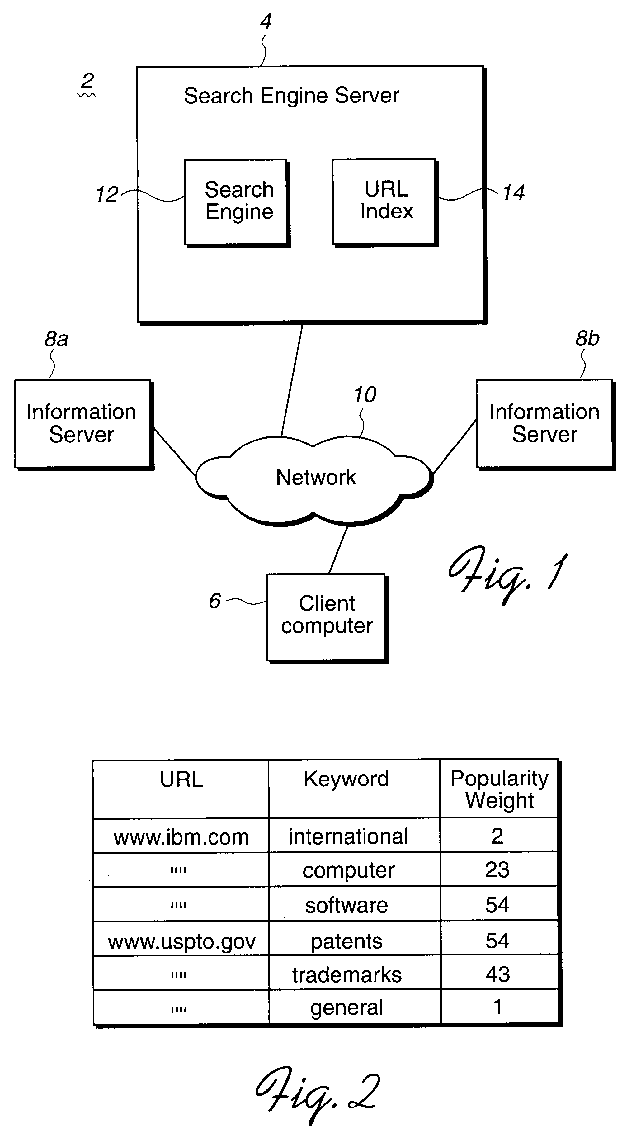 Method, system, and program for ordering search results using a popularity weighting