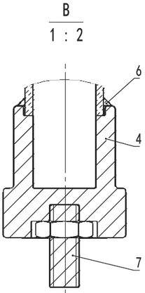 Porcelain head type pin composite insulator and porcelain head bonding process thereof