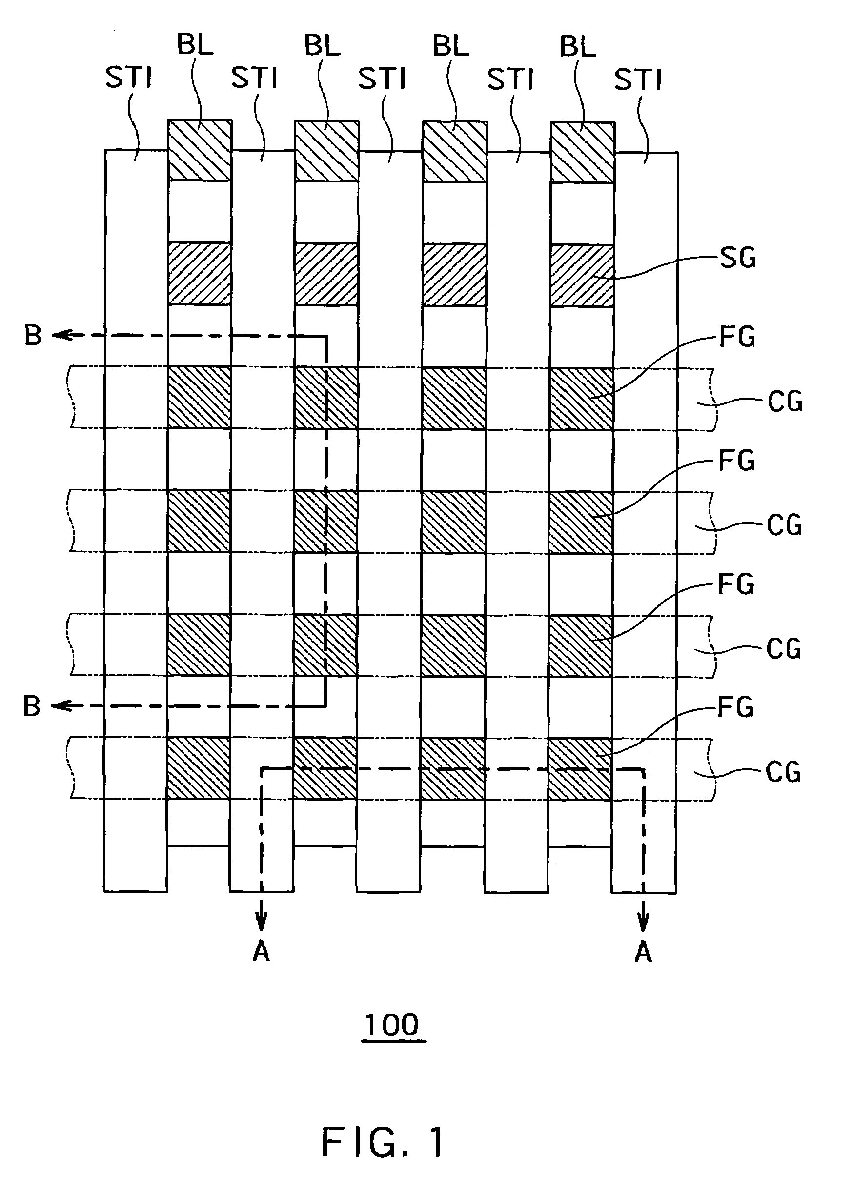 Nonvolatile semiconductor storage device and manufacturing method therefor