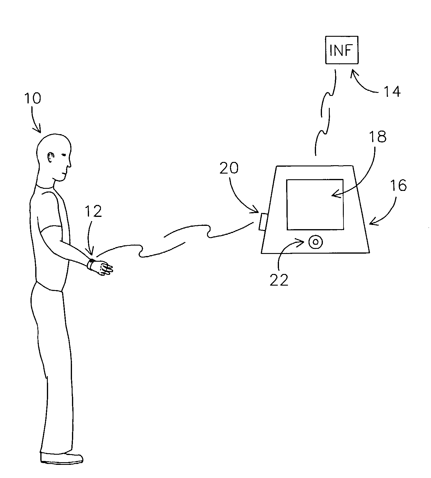 Method and apparatus for identifying a patient