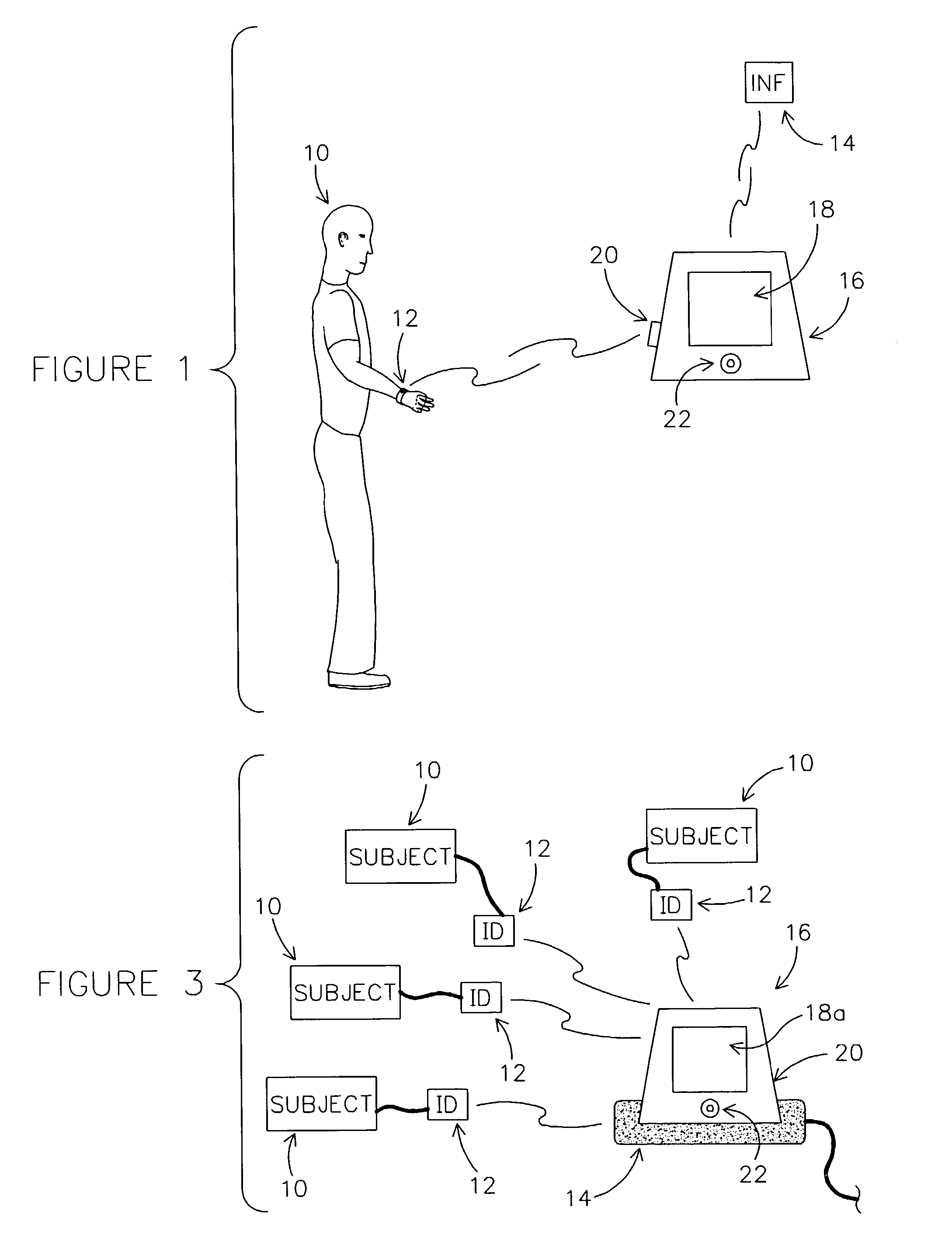 Method and apparatus for identifying a patient