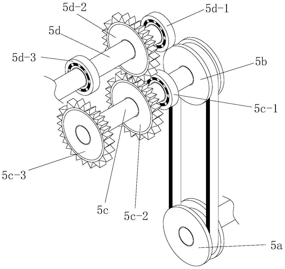 A food frying pan structure that realizes pot body turning by electric control