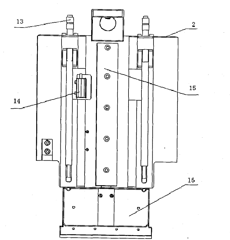 Printing pressure control device of battery plate printer