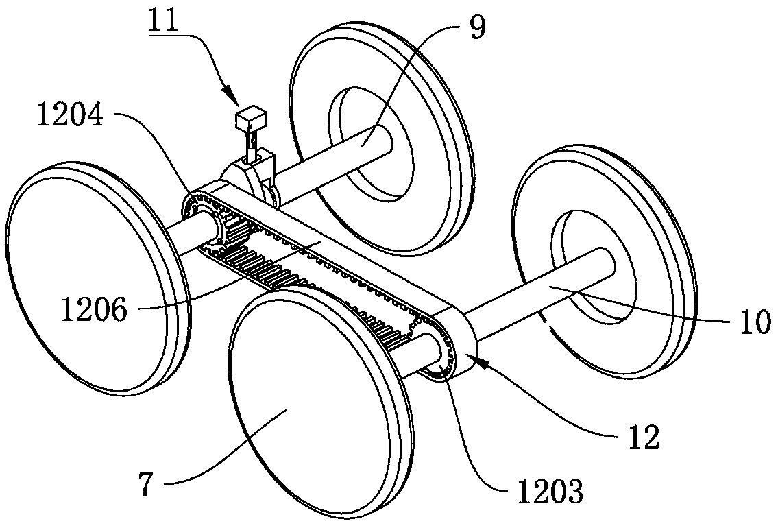 Rear wheel stabilizing device of bicycle