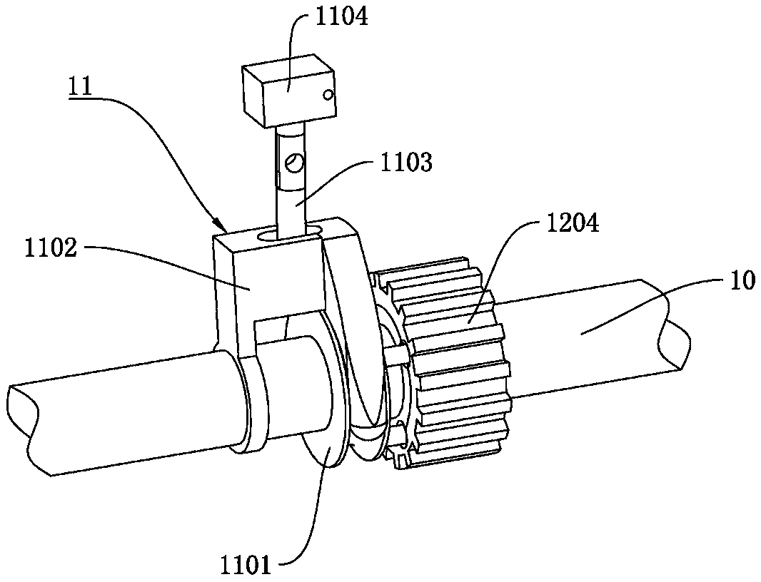 Rear wheel stabilizing device of bicycle