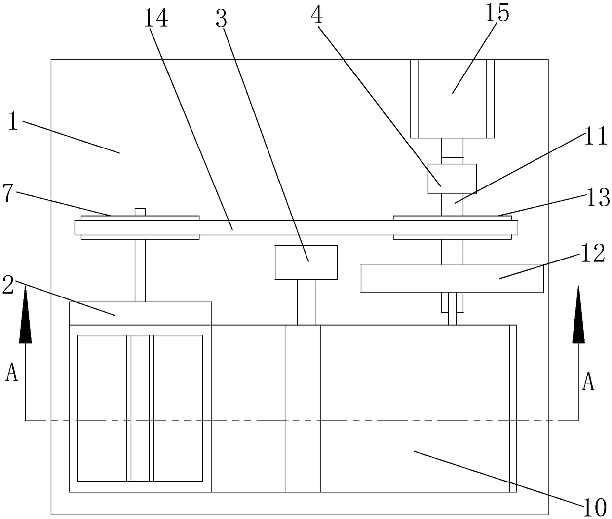 Feed scattering machine for crab feeding