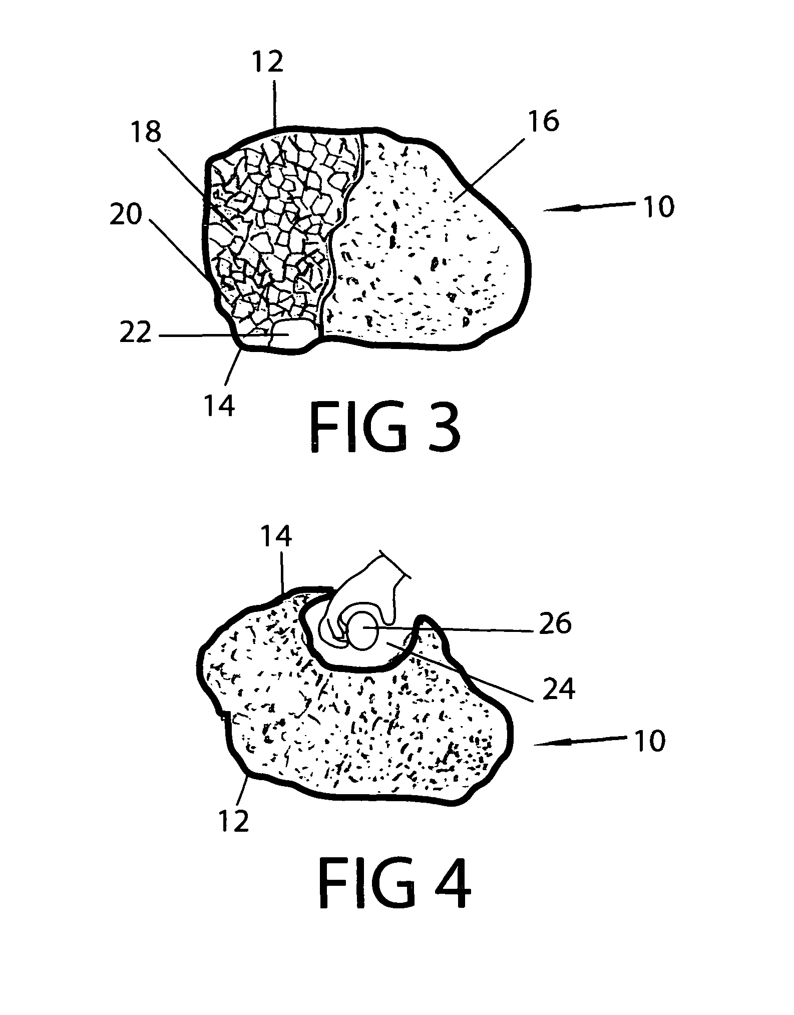 Method of making an artificial hollow core boulder filled with non-biodegradable waste