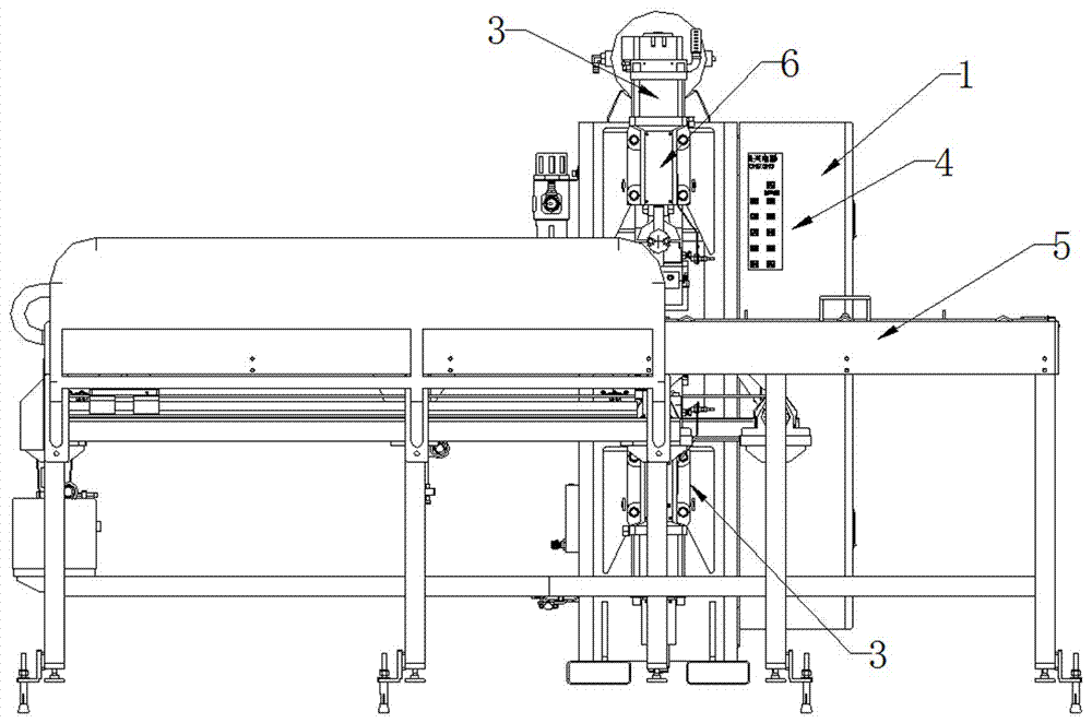 CNC control based control system device for projection welding machine