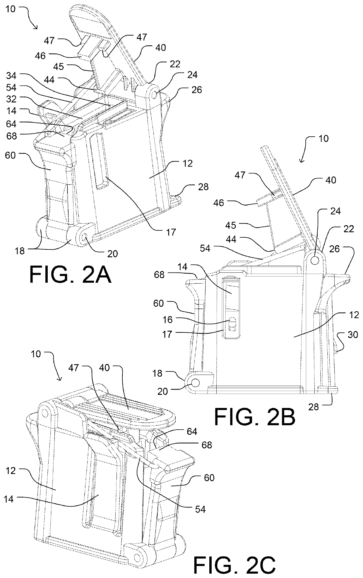 Magazine loader with coupled top and front round pushers