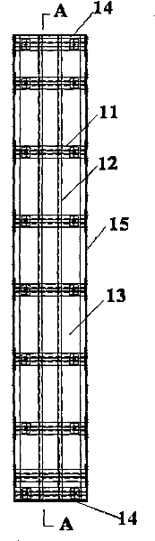 Adjustable width arc-shaped large steel mold