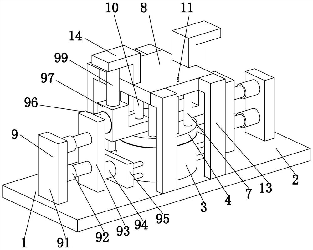 Pressure container end cover machining and forming method