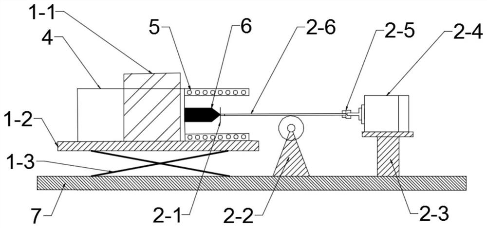 Electromagnetic heating element temperature measuring device and temperature measuring method