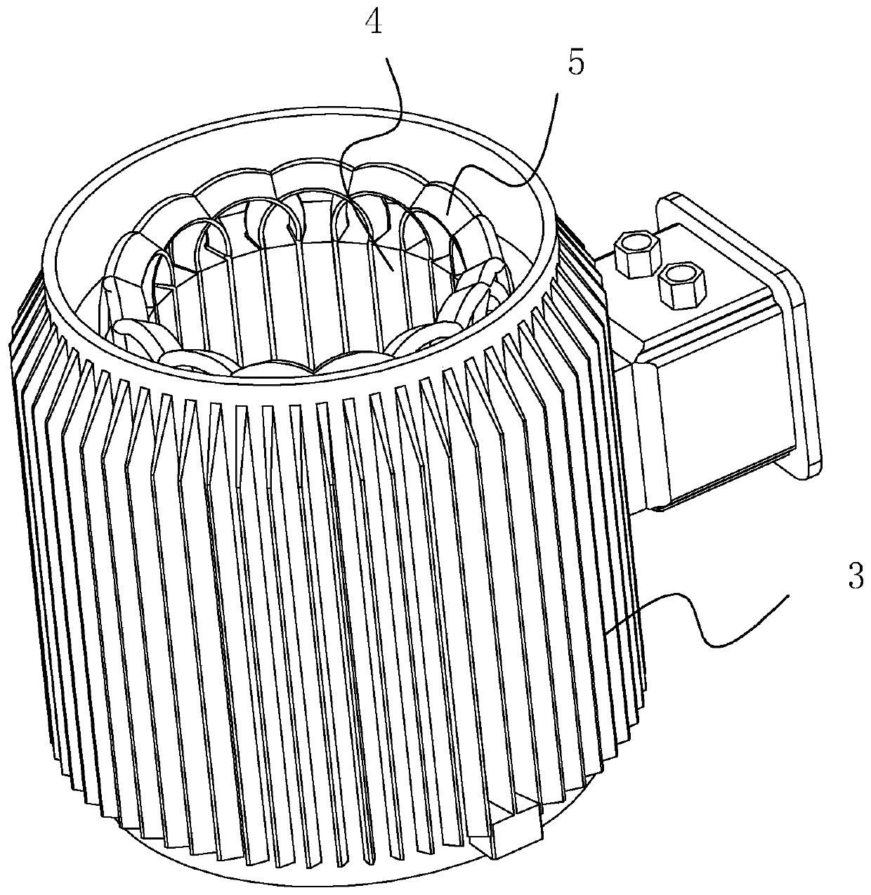 A method for hot dismantling of motor windings