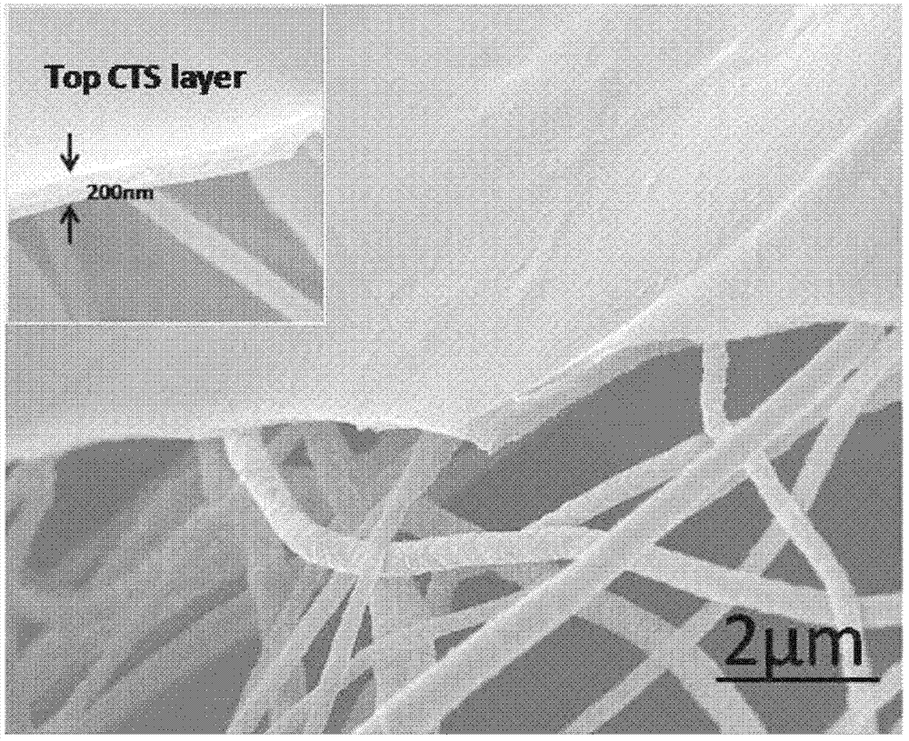 Composite ultrafiltration membrane of modified chitosan composite electrostatic spinning nanofiber and preparation method of composite ultrafiltration membrane
