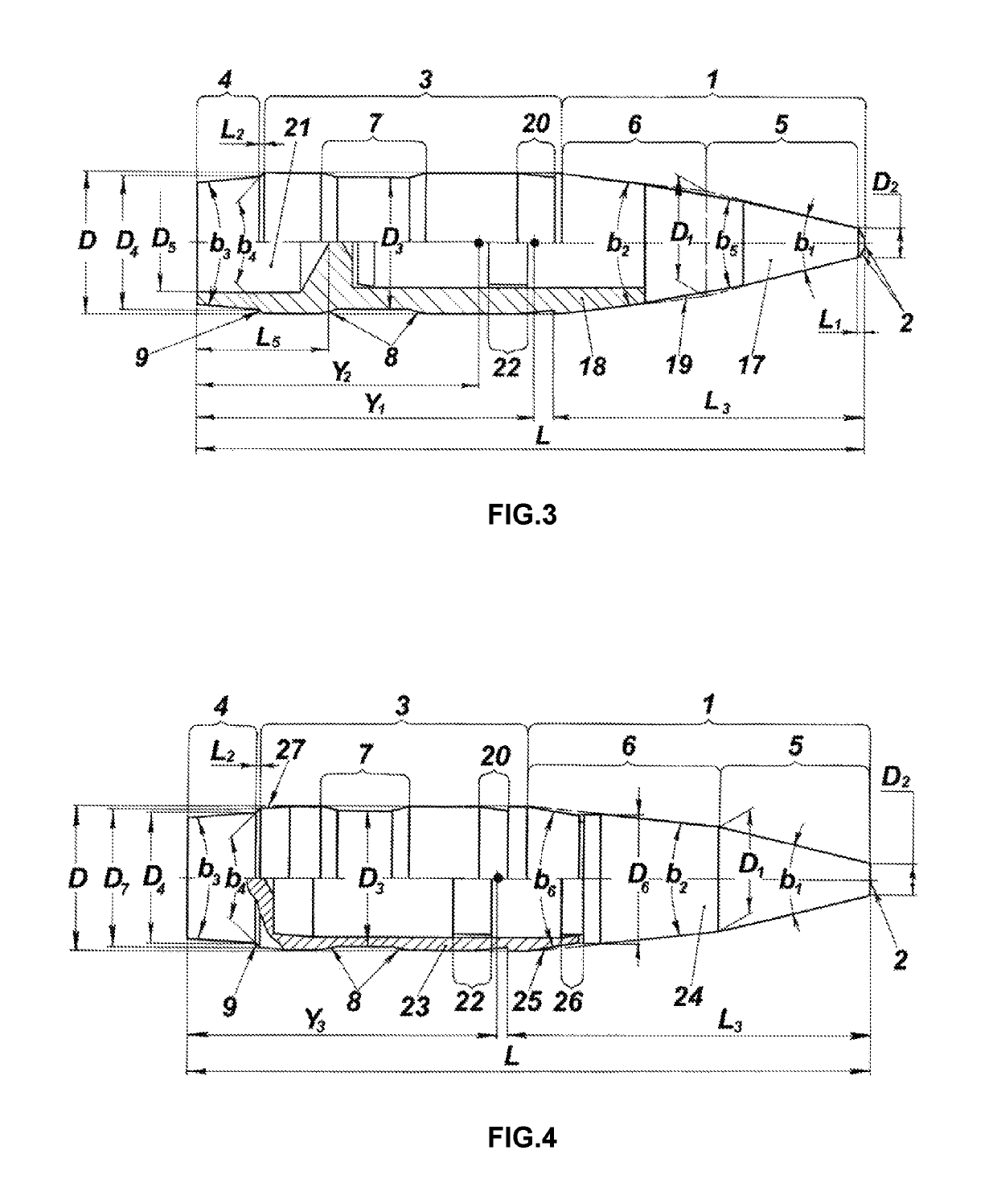 Projectile of small arms ammunition