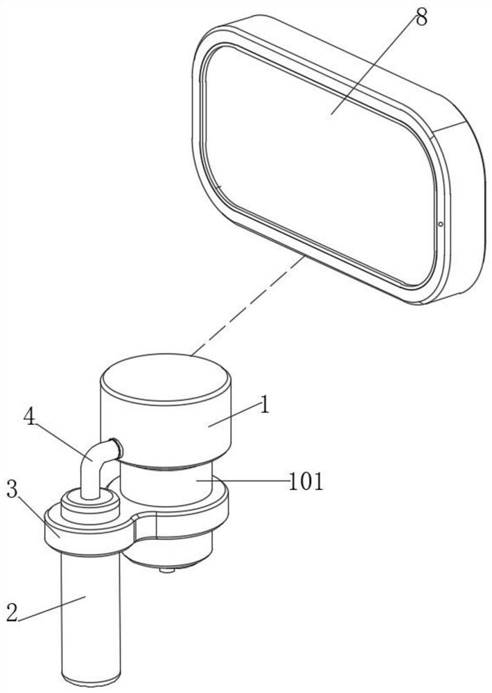 Protective automobile tire pressure device and control system thereof