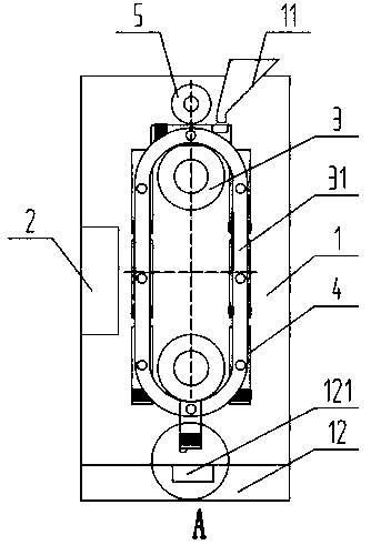 Rapid cooling device for tea leaves after greening