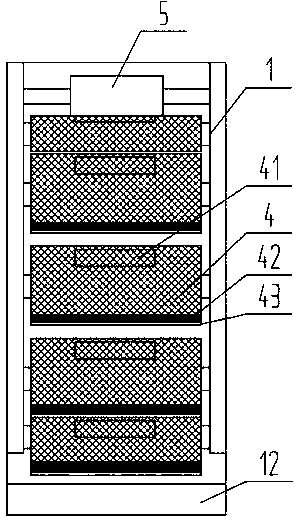 Rapid cooling device for tea leaves after greening