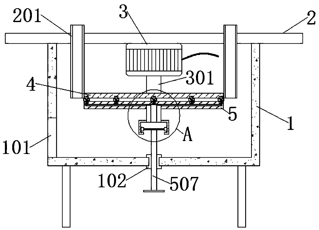 Water chestnut slicing device with cutting force convenient to adjust