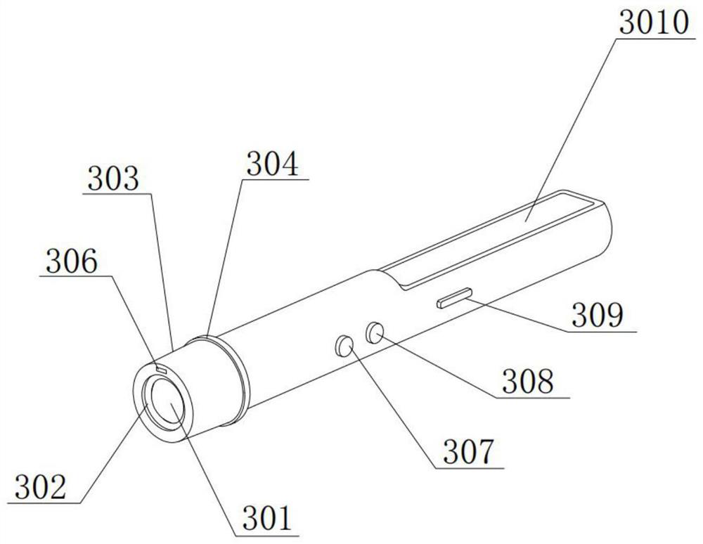 Intelligent flashlight convenient for pupil zooming-out and zooming-in examination of patient