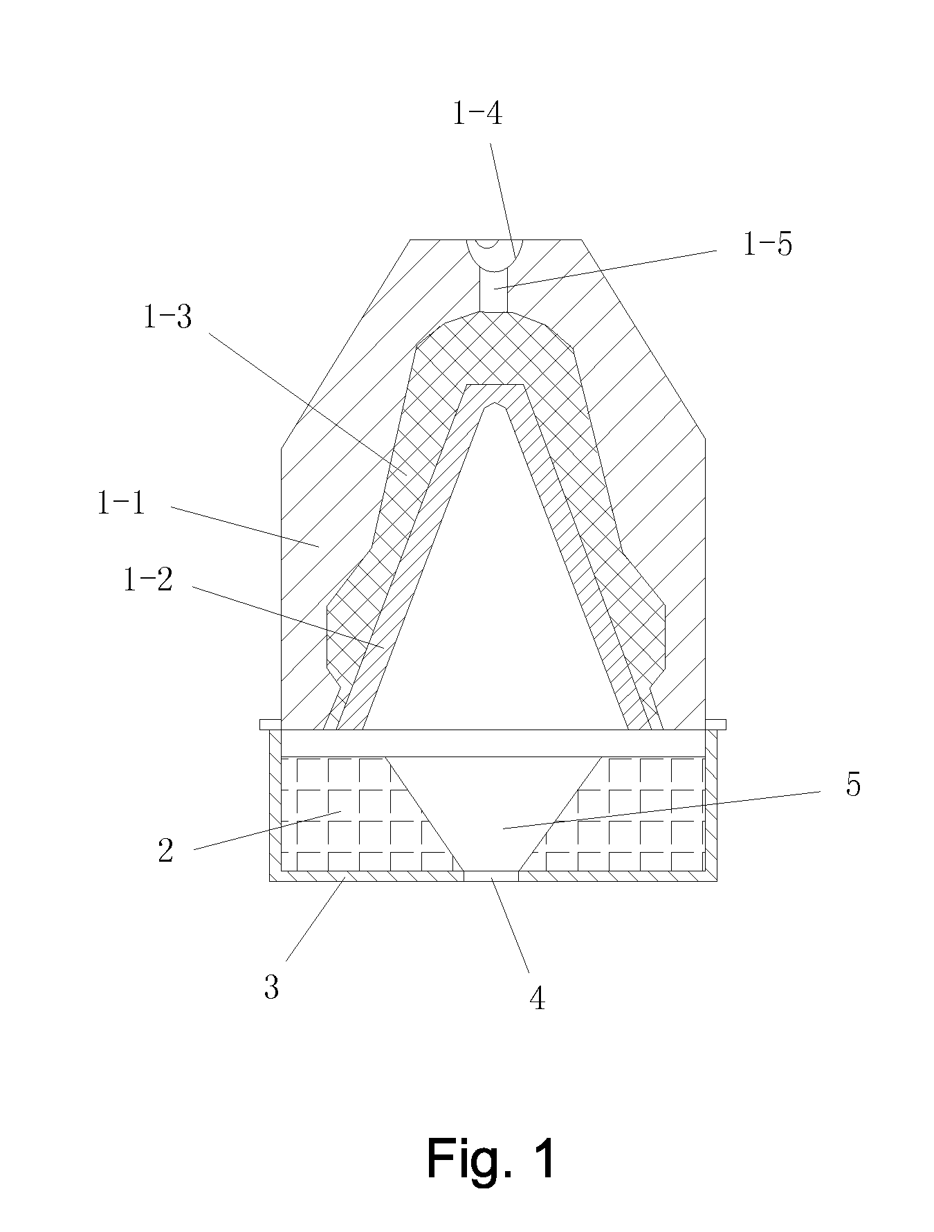 Coaxial perforating charge and its perforation method for self-eliminating compacted zone