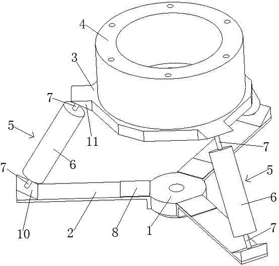 Six-dimensional piezoelectric vibration energy collector