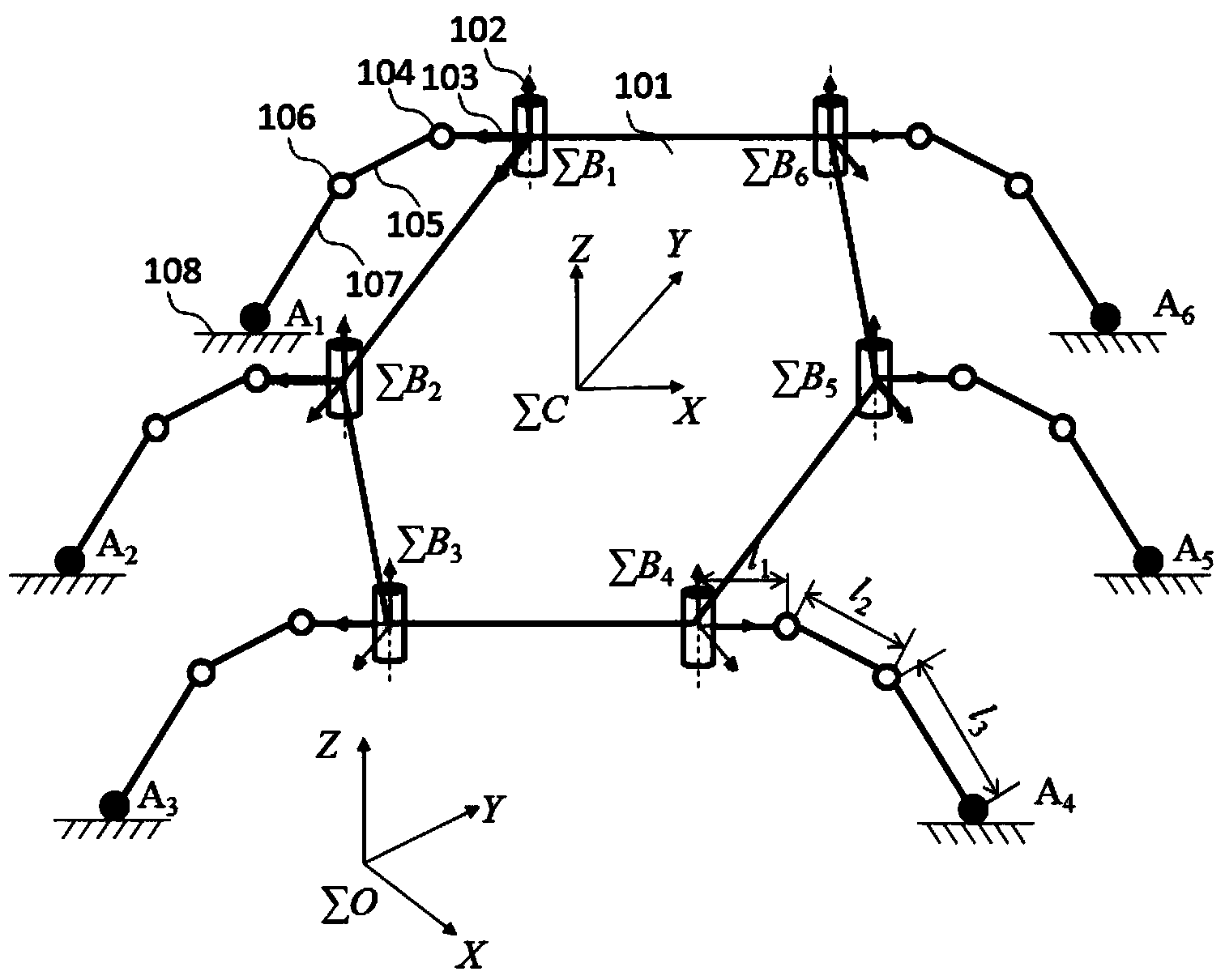 Balance control method of multi-leg robot