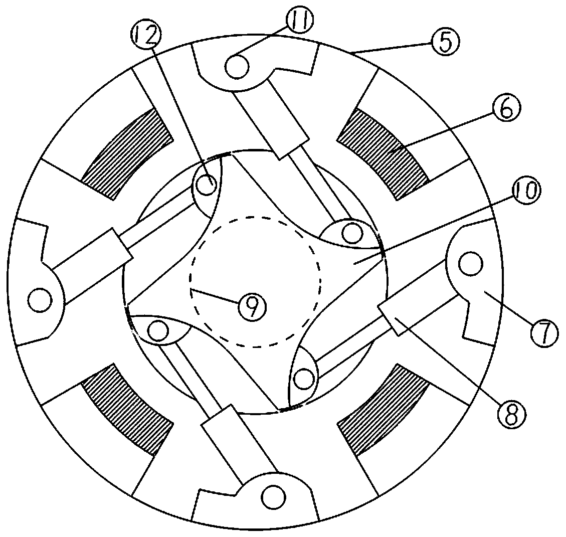 A ship vibration damping propeller shaft