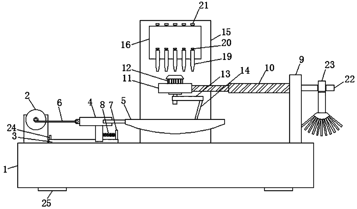 Commercial automatic energy-saving cooking robot